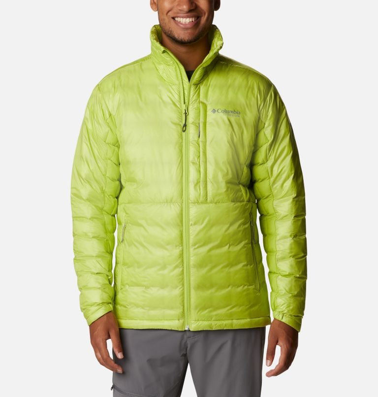 Men\'s Columbia Titan Pass Omni-Heat Infinity Double Wall Hybrid Insulated Jackets Green | CA-S35CL