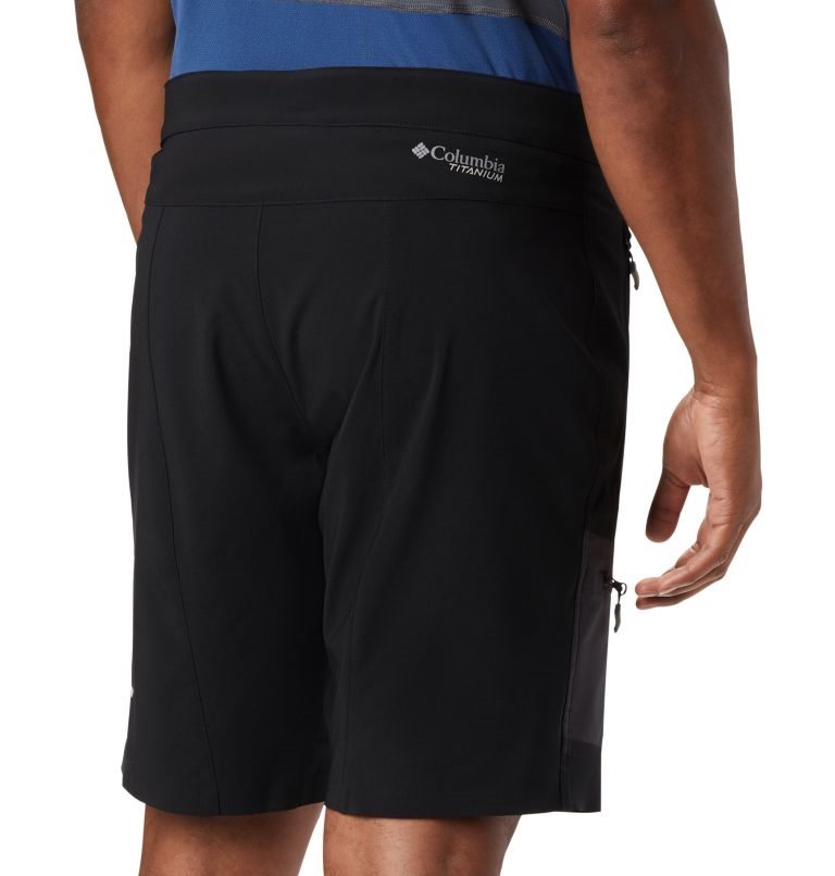 Men's Columbia Titan Pass Shorts Black | CA-CL314