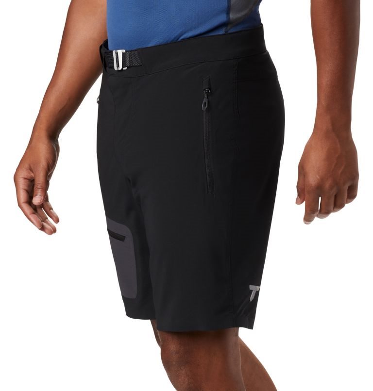 Men's Columbia Titan Pass Shorts Black | CA-CL314