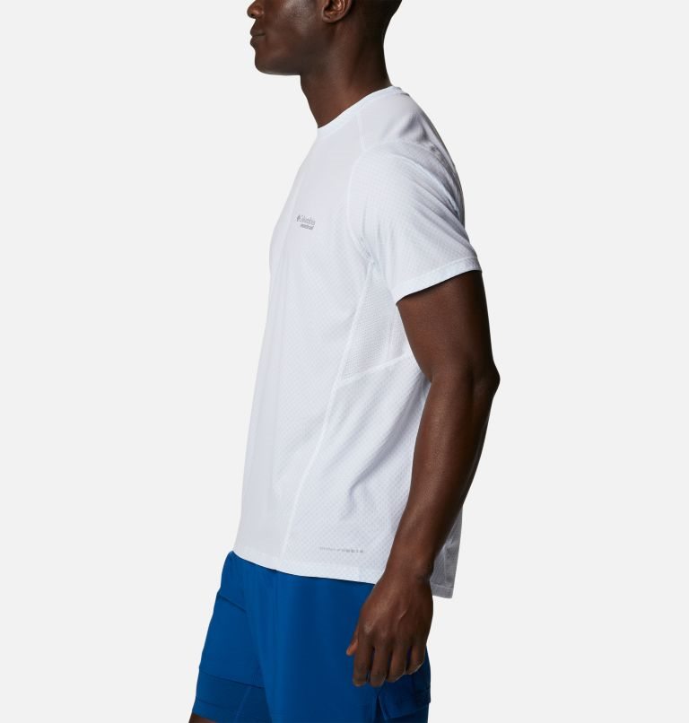 Men's Columbia Titan Ultra III Short Sleeve T Shirts White | CA-B045C