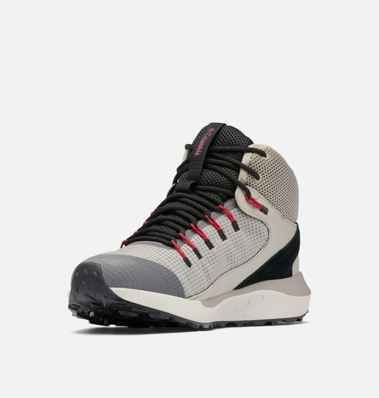 Men's Columbia Trailstorm Mid Waterproof Hiking Shoes Grey | CA-J8410