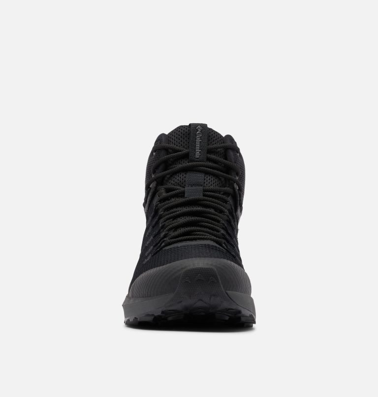 Men's Columbia Trailstorm Mid Waterproof Hiking Shoes Black | CA-T8AL1