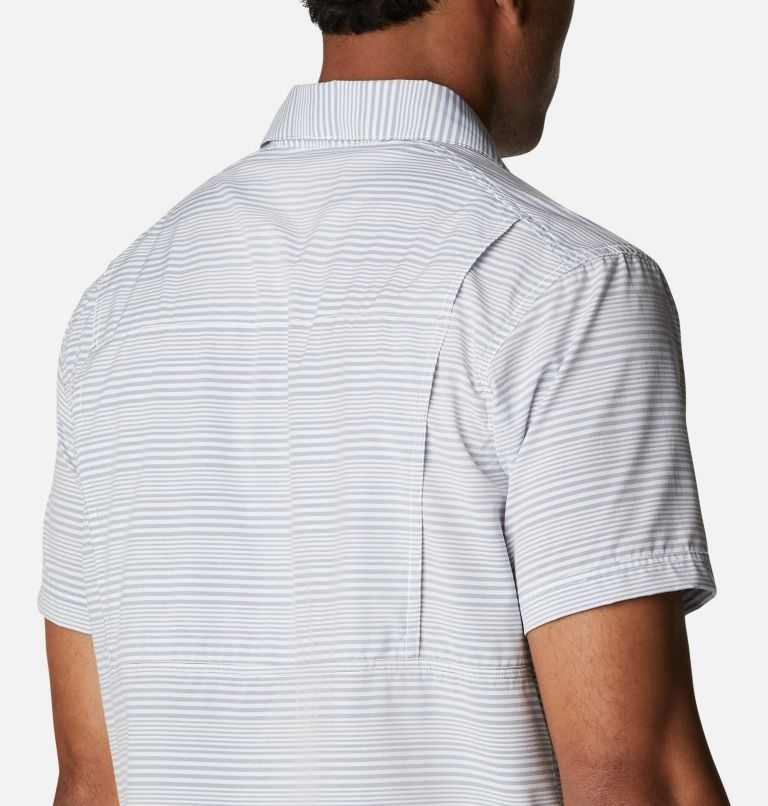 Men's Columbia Twisted Creek III Short Sleeve Shirts Stripe | CA-HC0L6