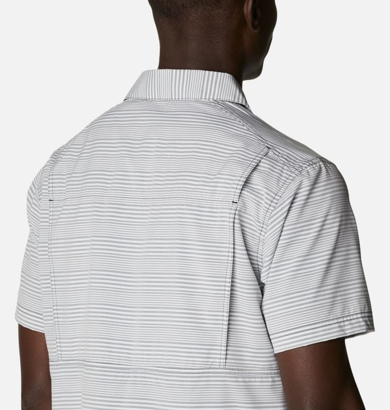 Men's Columbia Twisted Creek III Short Sleeve Shirts Stripe | CA-PC1A5