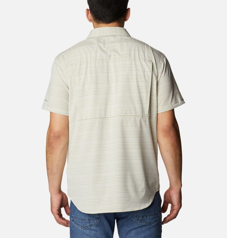 Men's Columbia Twisted Creek III Short Sleeve Shirts Stripe | CA-T50AL