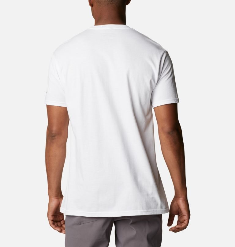 Men's Columbia Ultimate Graphic T Shirts White | CA-CCA08