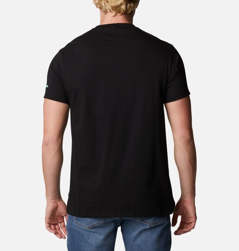 Men's Columbia Ultimate Graphic T Shirts Black | CA-W145L