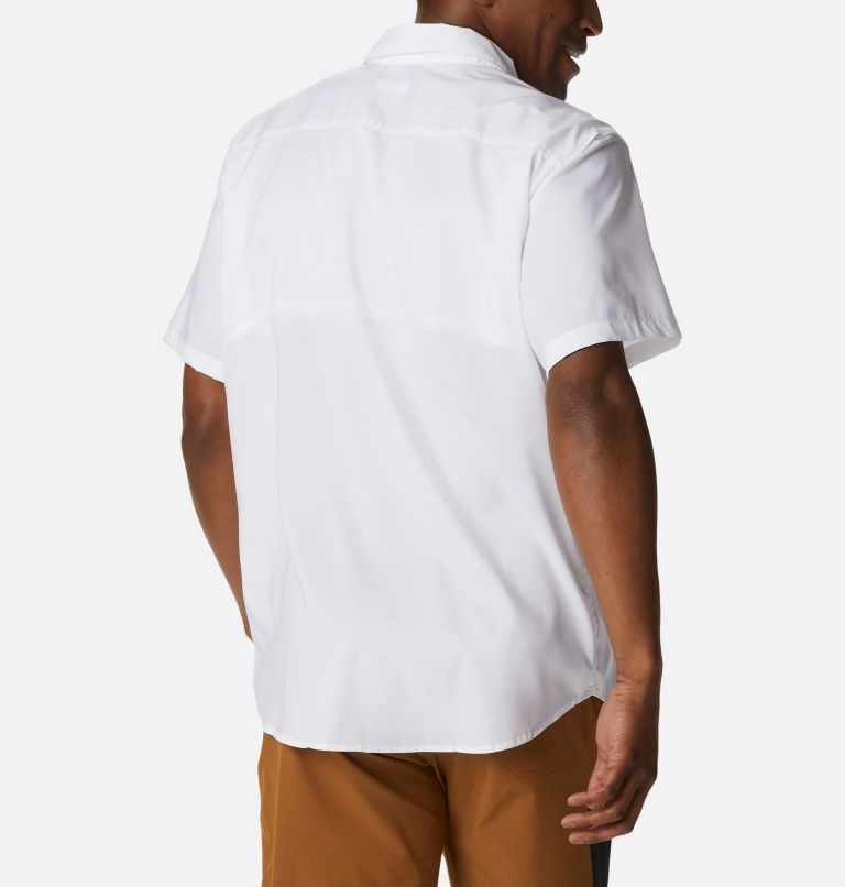 Men's Columbia Utilizer II Solid Short Sleeve Shirts White | CA-B86CA
