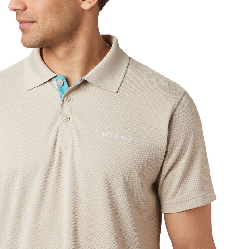 Men's Columbia Utilizer Polo Shirts Khaki | CA-L1856