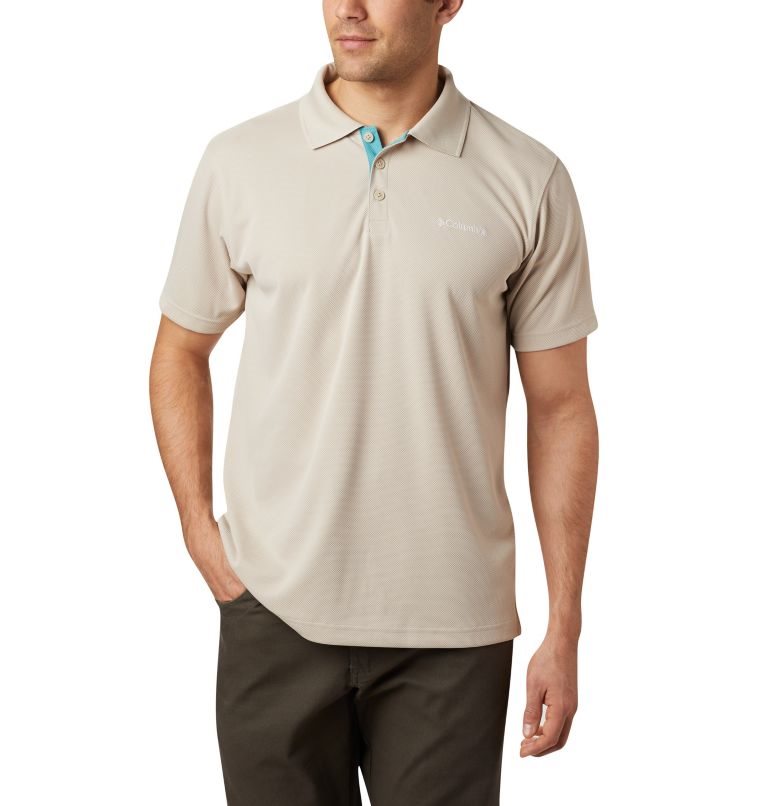 Men\'s Columbia Utilizer Polo Shirts Khaki | CA-L1856