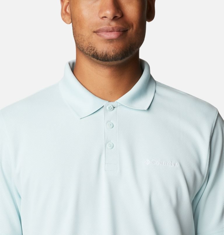 Men's Columbia Utilizer Polo Shirts Mint | CA-FL1AC