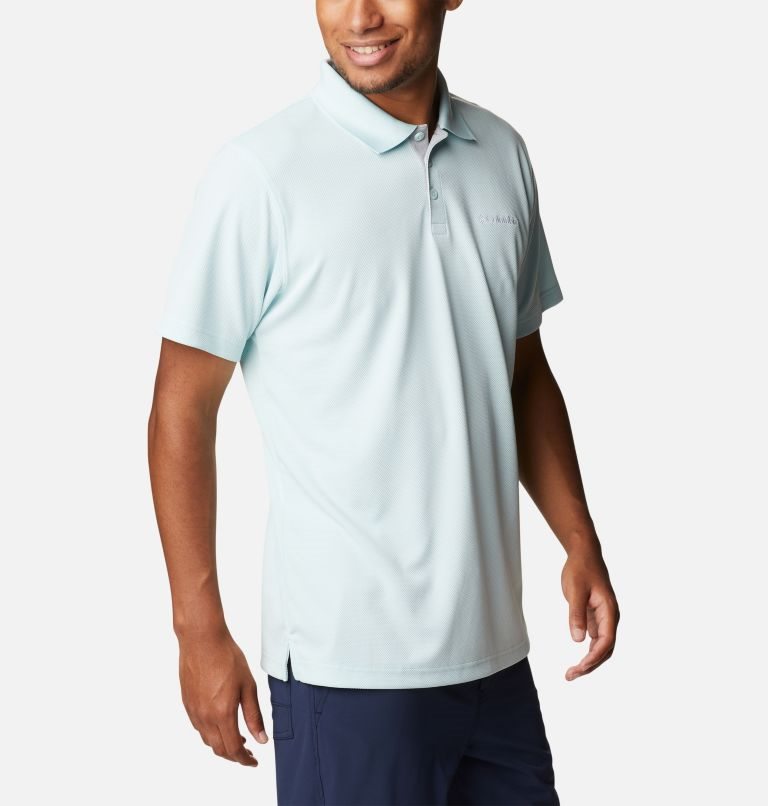 Men's Columbia Utilizer Polo Shirts Mint | CA-FL1AC