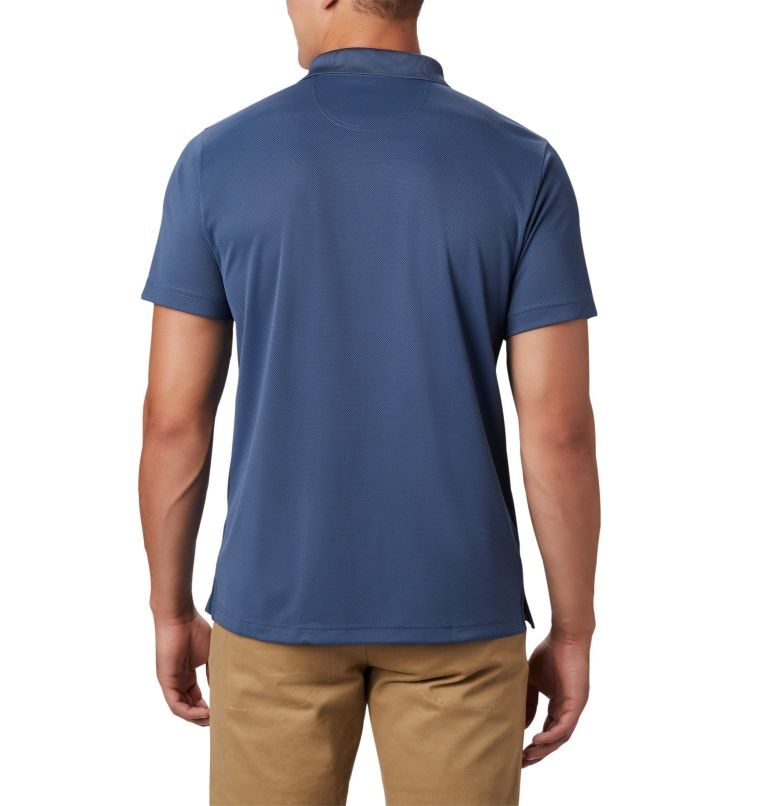 Men's Columbia Utilizer Polo Shirts Navy | CA-KC368