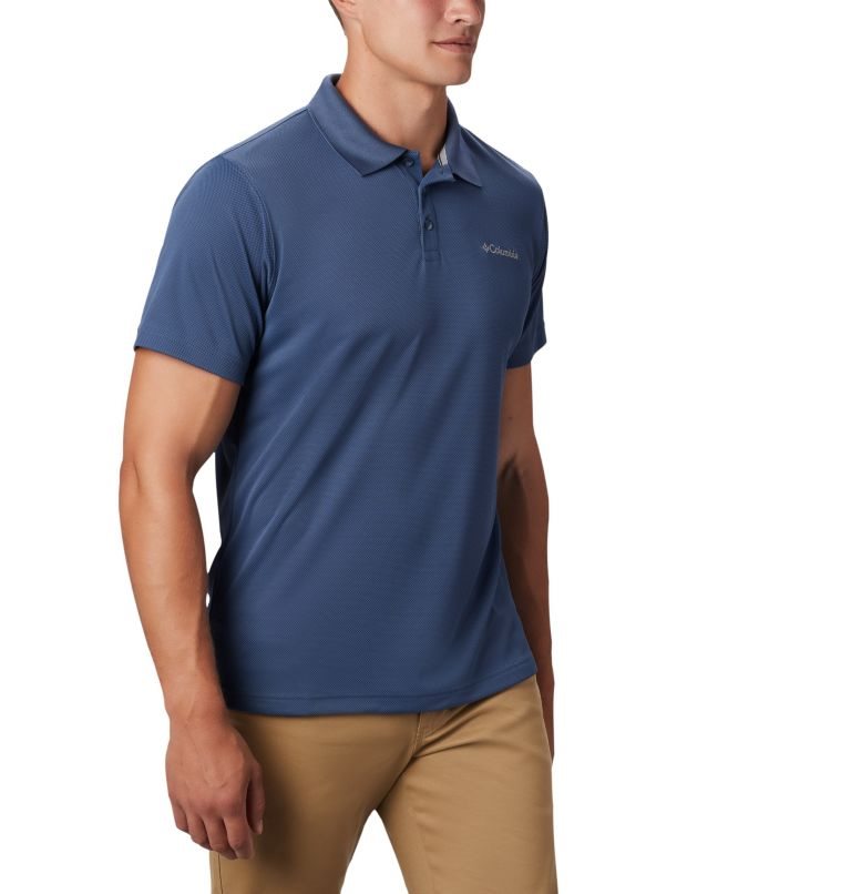 Men's Columbia Utilizer Polo Shirts Navy | CA-KC368