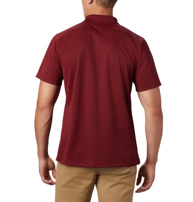 Men's Columbia Utilizer Polo Shirts Red | CA-LCA84