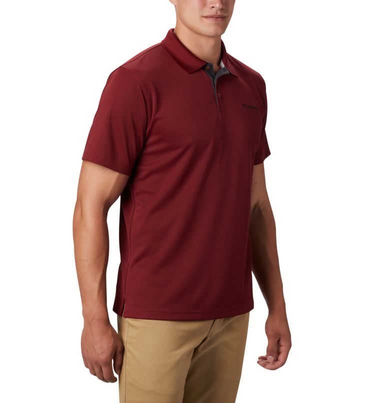 Men's Columbia Utilizer Polo Shirts Red | CA-LCA84