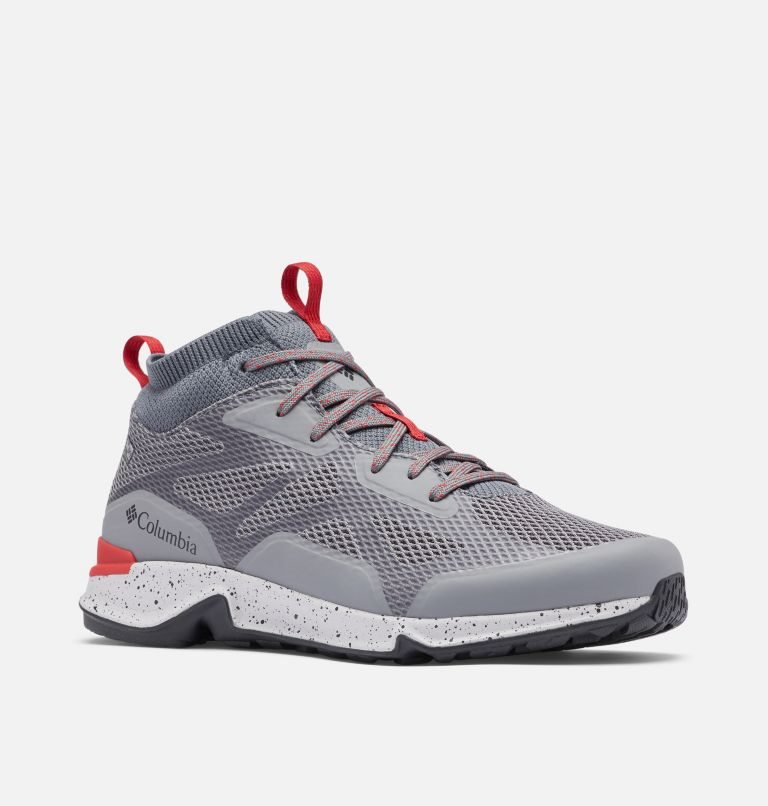 Men's Columbia Vitesse Mid OutDry Hiking Shoes Light Grey | CA-UAC46