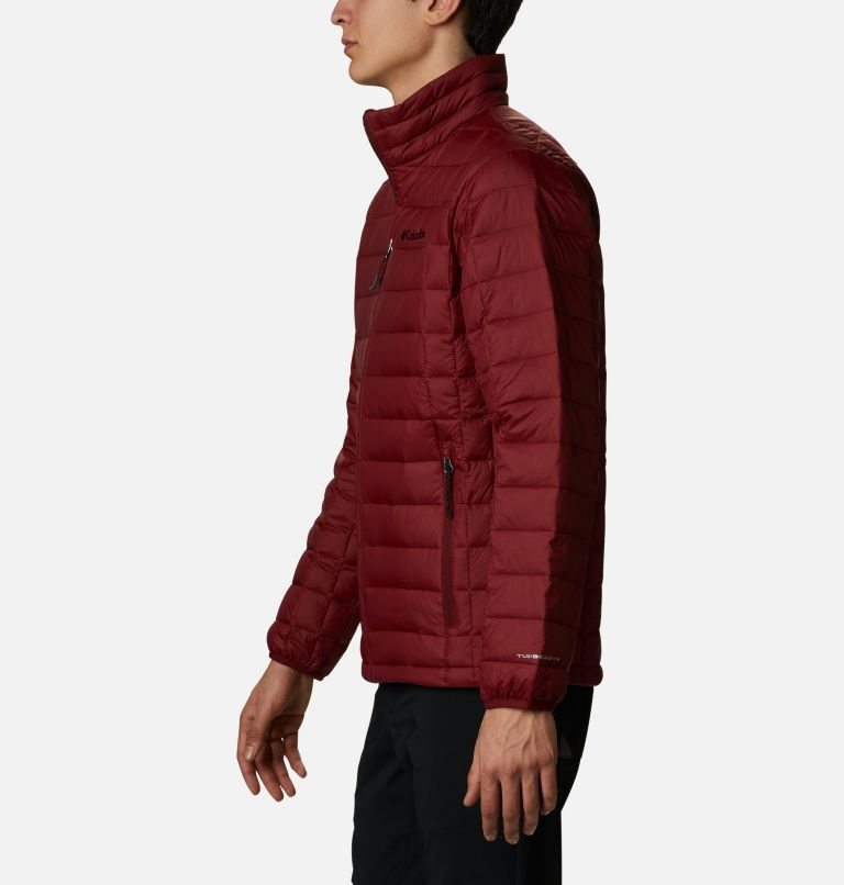Men's Columbia Voodoo Falls 590 TurboDown Jackets Red | CA-C8L3A