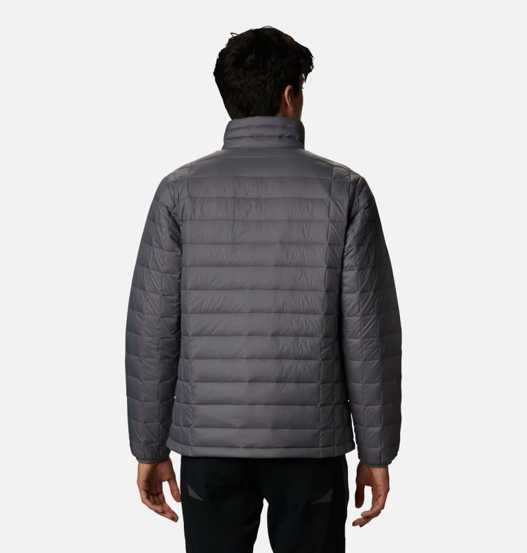 Men's Columbia Voodoo Falls 590 TurboDown Jackets Dark Grey | CA-D450A
