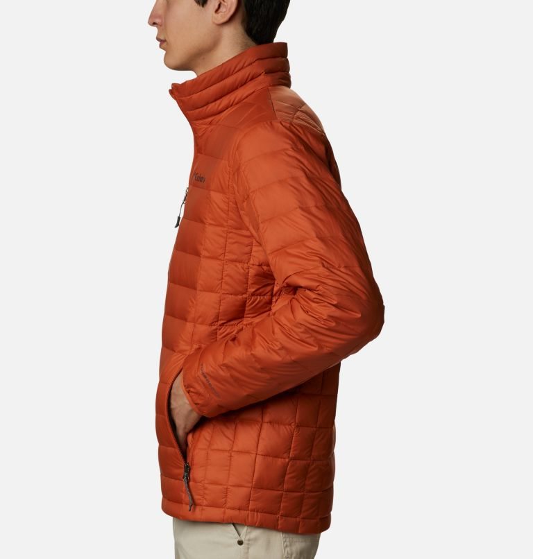Men's Columbia Voodoo Falls 590 TurboDown Jackets Orange | CA-MC64L