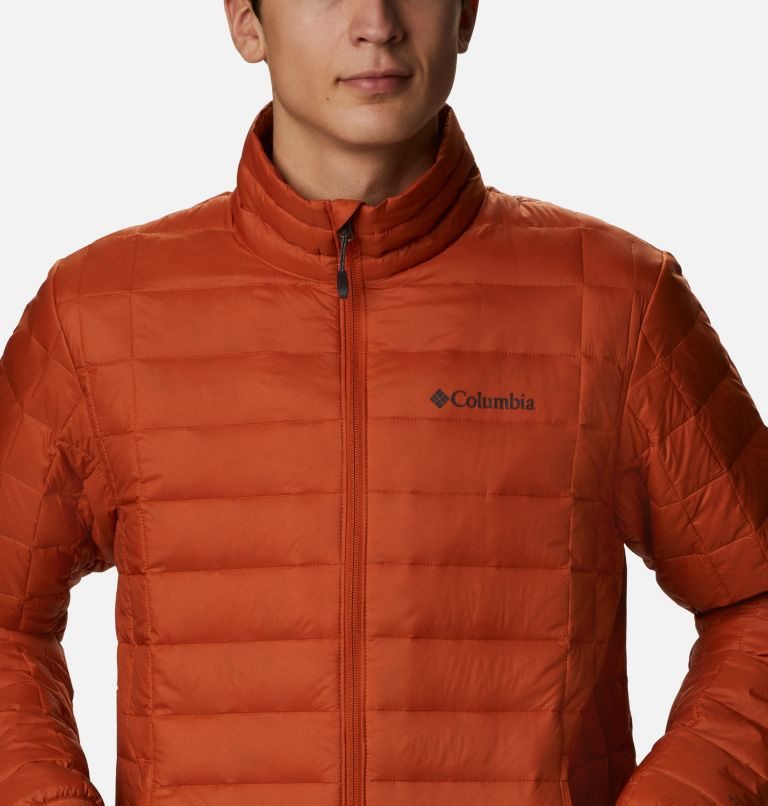 Men's Columbia Voodoo Falls 590 TurboDown Jackets Orange | CA-MC64L