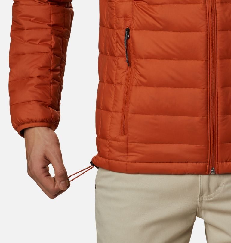Men's Columbia Voodoo Falls 590 TurboDown Jackets Orange | CA-MC64L