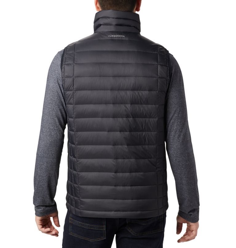 Men's Columbia Voodoo Falls 590 TurboDown Vest Black | CA-V6A1C