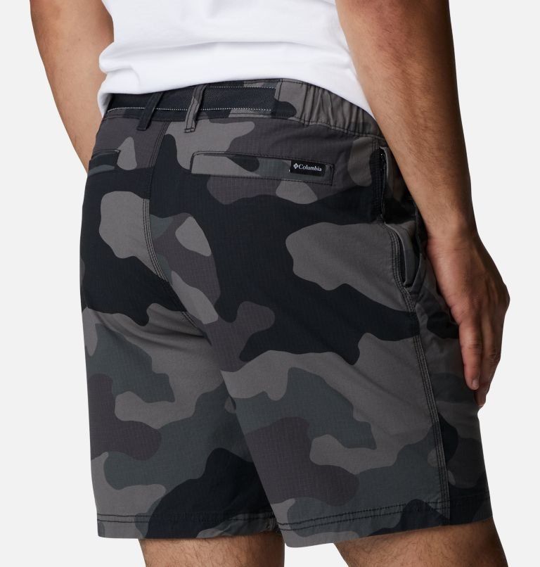 Men's Columbia Wallowa Belted Shorts Camo | CA-N641A