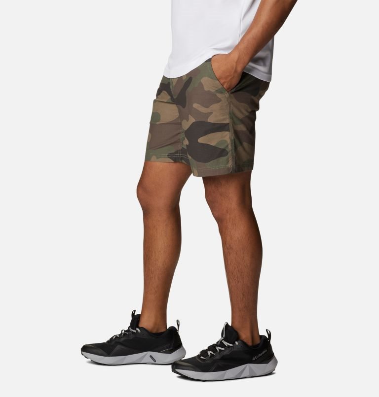 Men's Columbia Wallowa Belted Shorts Camo | CA-PL806
