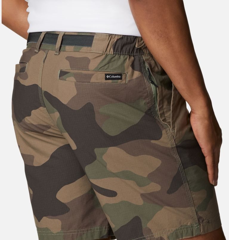 Men's Columbia Wallowa Belted Shorts Camo | CA-PL806