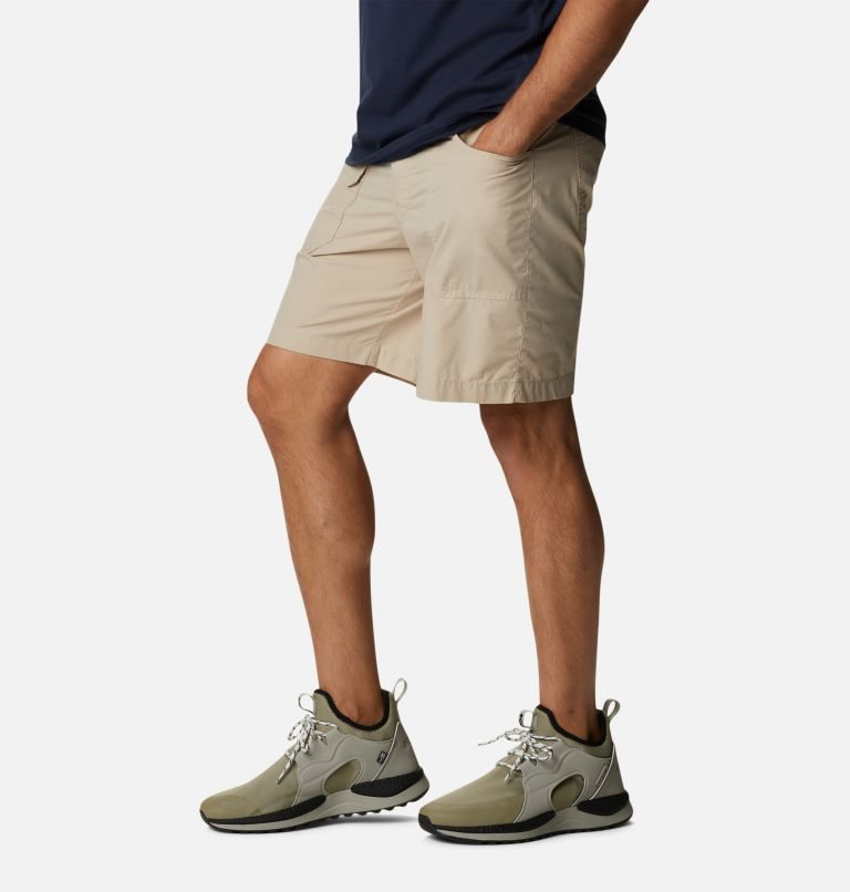 Men's Columbia Washed Out Cargo Shorts Khaki | CA-N4C85