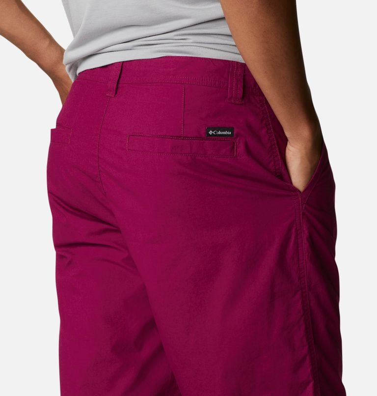 Men's Columbia Washed Out Shorts Fuchsia | CA-KAC43