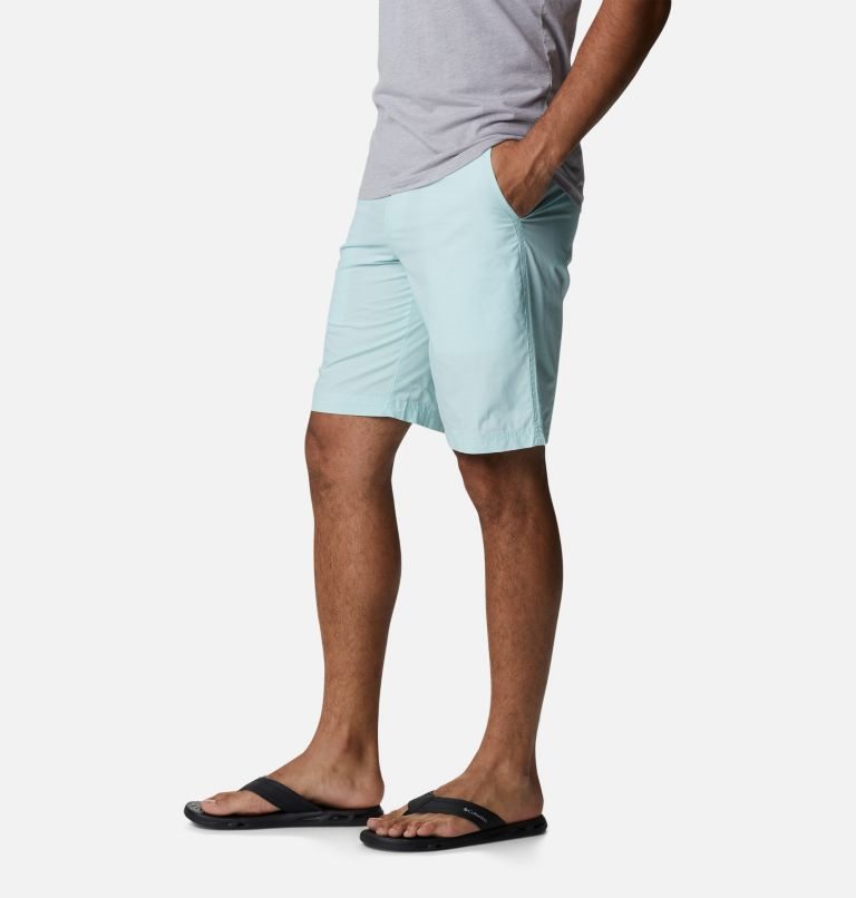 Men's Columbia Washed Out Shorts Turquoise | CA-W408A