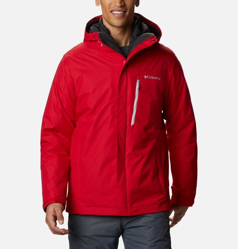 Men\'s Columbia Whirlibird IV Interchange Jackets Red | CA-F5143