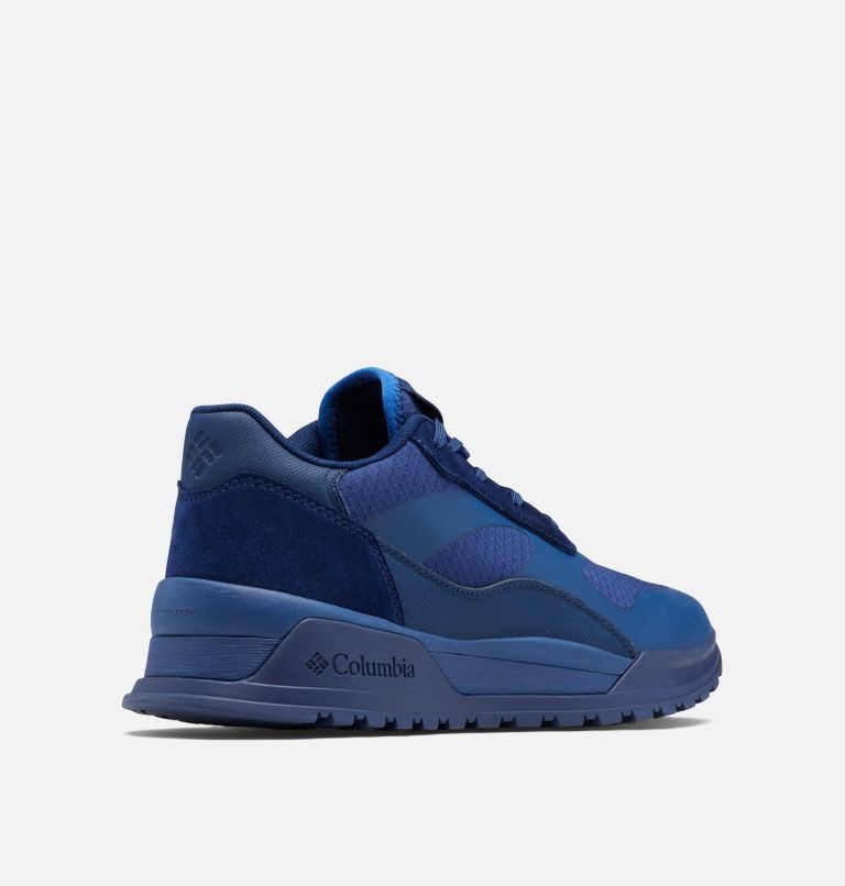 Men's Columbia Wildone Heritage Sneakers Blue | CA-NL351