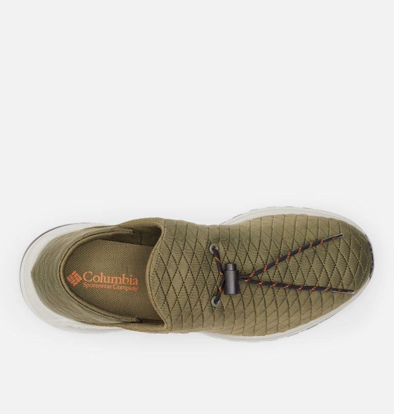 Men's Columbia Wildone Moc Sneakers Olive | CA-I05L4