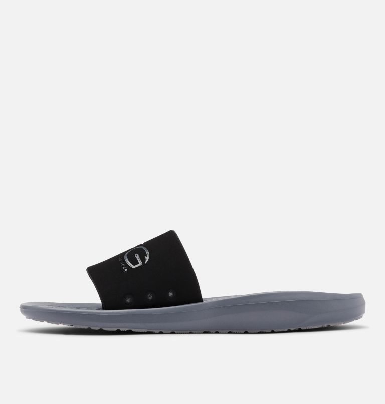 Men's Columbia Yachtrocker PFG Slides Black / Grey | CA-GA0C5