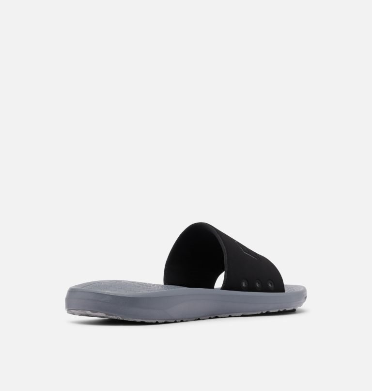 Men's Columbia Yachtrocker PFG Slides Black / Grey | CA-GA0C5