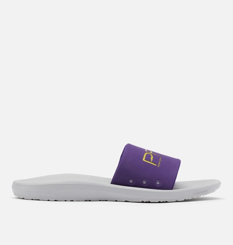 Men\'s Columbia Yachtrocker PFG Slides Purple / Grey | CA-U5L68