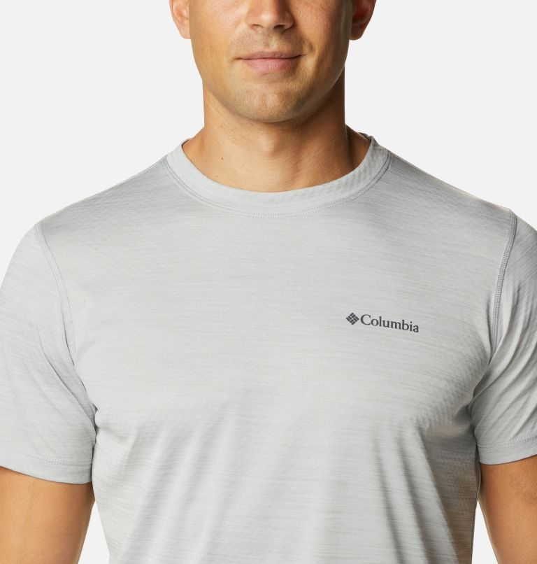 Men's Columbia Zero Rules Short Sleeve - Active Fit T Shirts Light Grey | CA-K61CL