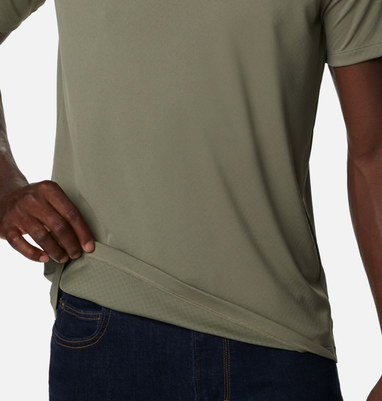 Men's Columbia Zero Rules Short Sleeve - Active Fit T Shirts Olive | CA-TL6C4