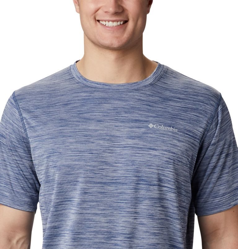 Men's Columbia Zero Rules Short Sleeve - Active Fit T Shirts Navy | CA-X8360