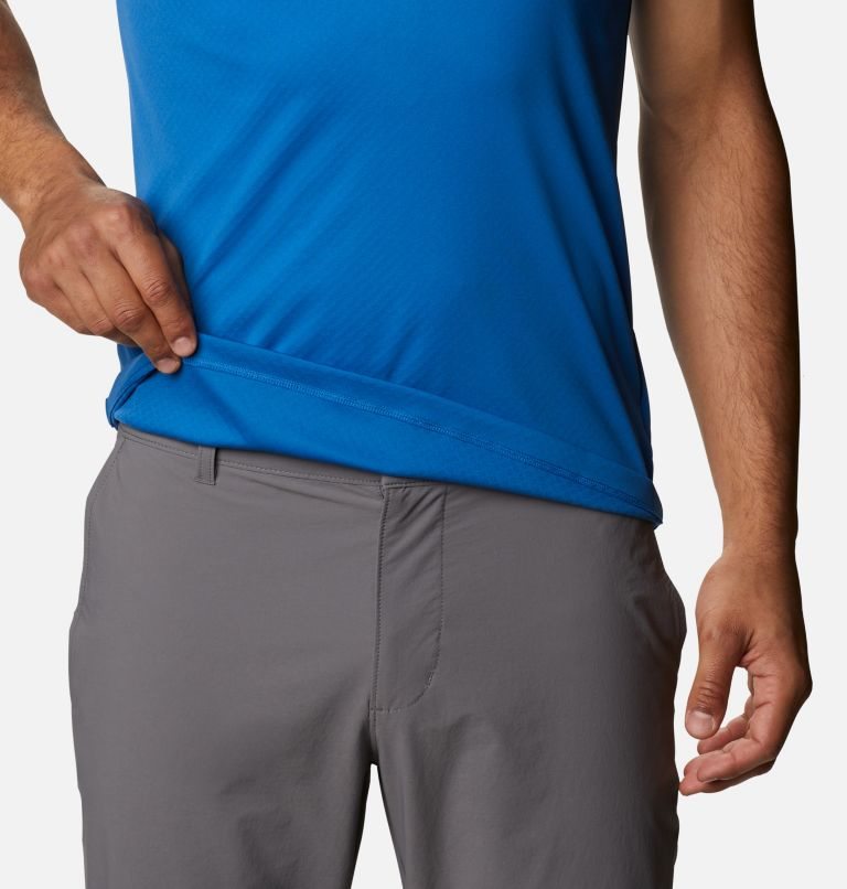 Men's Columbia Zero Rules Short Sleeve - Active Fit T Shirts Blue | CA-Z6C3A