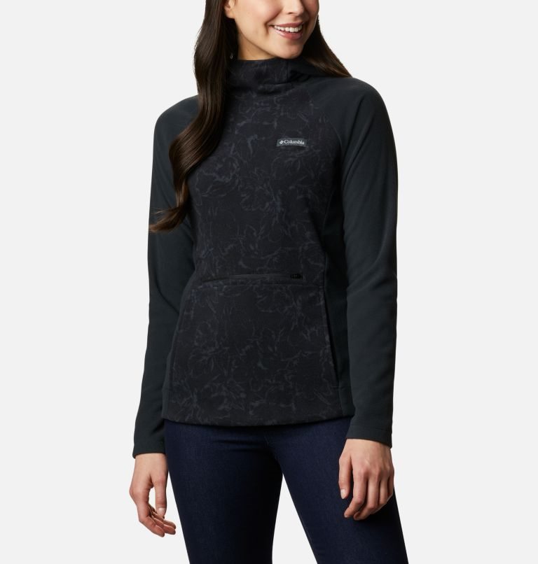 Women\'s Columbia Ali Peak Fleece Hoodie Black | CA-F86A1