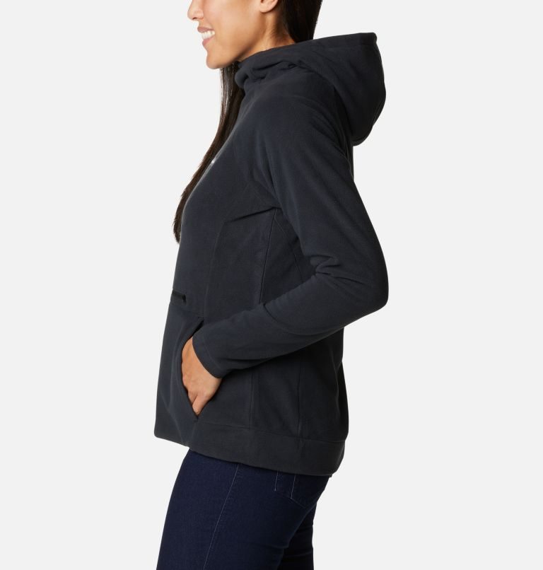 Women's Columbia Ali Peak Fleece Hoodie Black | CA-N306A