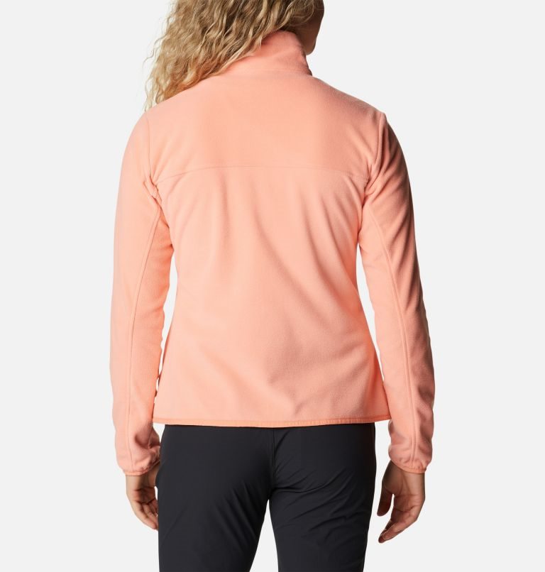 Women's Columbia Ali Peak Full Zip Fleece Jackets Coral | CA-Q6018