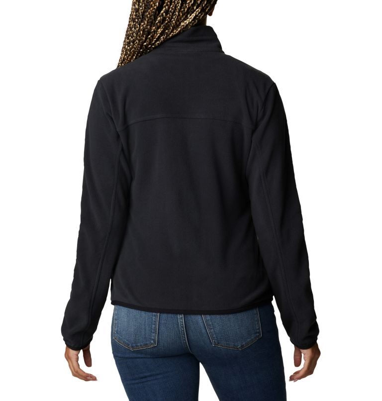 Women's Columbia Ali Peak Full Zip Fleece Jackets Black | CA-XC68L