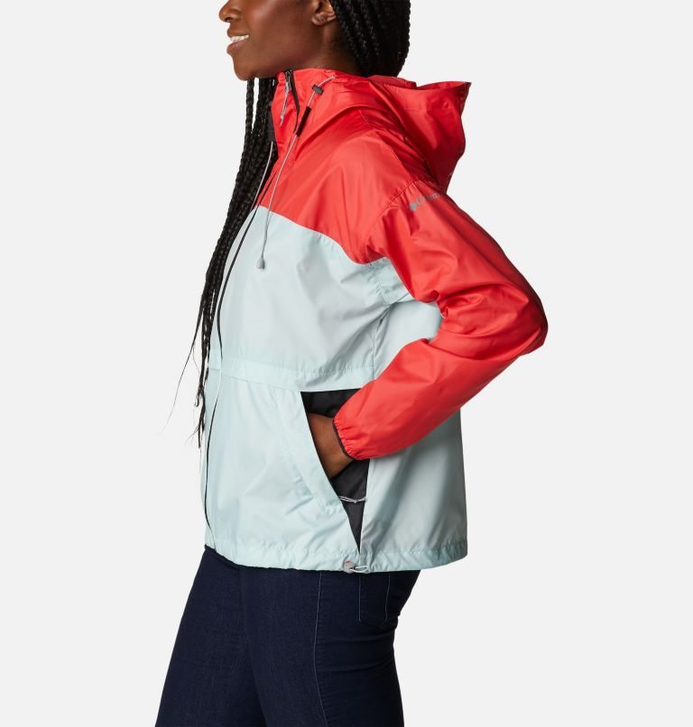 Women's Columbia Alpine Chill Windbreaker Jackets Red / Mint | CA-R0564