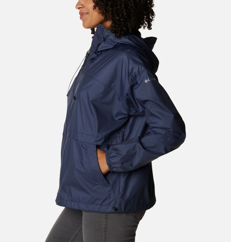 Women's Columbia Alpine Chill Windbreaker Jackets Navy | CA-RL501