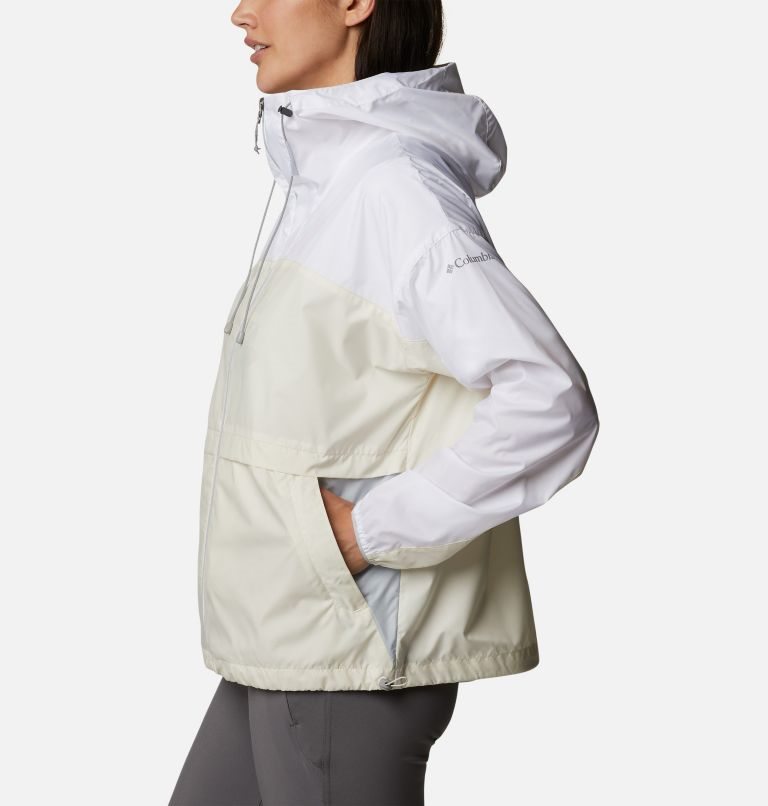 Women's Columbia Alpine Chill Windbreaker Jackets White | CA-TL13C